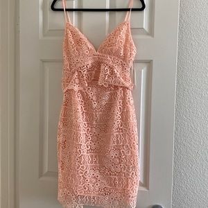 Guess Peach Lace Dress